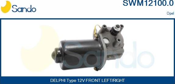 Sando SWM12100.0 - Двигун склоочисника autocars.com.ua
