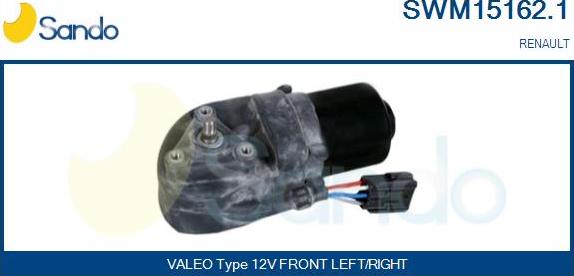Sando SWM15162.1 - Двигун склоочисника autocars.com.ua