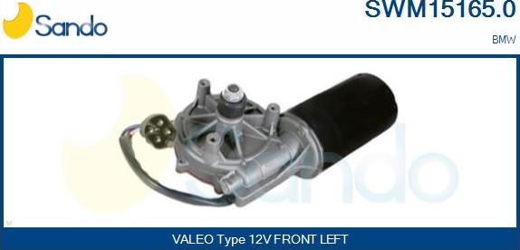 Sando SWM15165.0 - Двигун склоочисника autocars.com.ua