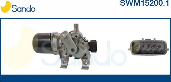 Sando SWM15200.1 - Двигун склоочисника autocars.com.ua