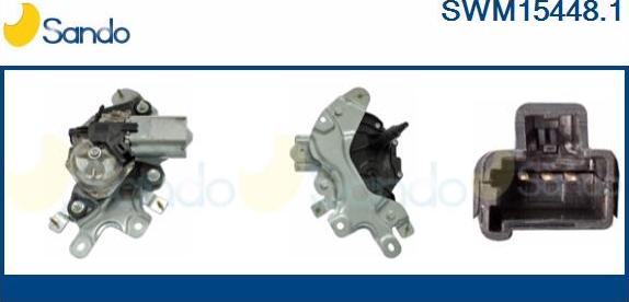 Sando SWM15448.1 - Двигун склоочисника autocars.com.ua