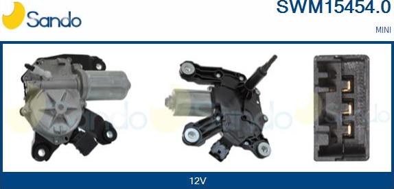 Sando SWM15454.0 - Двигун склоочисника autocars.com.ua