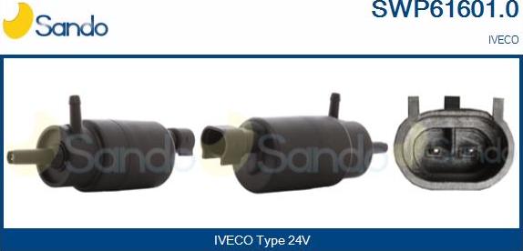 Sando SWP61601.0 - Водяний насос, система очищення вікон autocars.com.ua