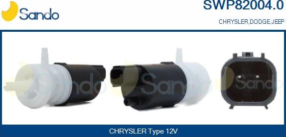 Sando SWP82004.0 - Водяний насос, система очищення вікон autocars.com.ua