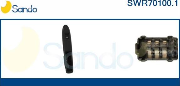 Sando SWR70100.1 - Вимикач, стеклолод'емнік autocars.com.ua