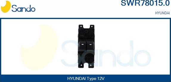 Sando SWR78015.0 - Вимикач, стеклолод'емнік autocars.com.ua