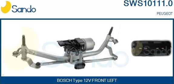 Sando SWS10111.0 - Система очищення вікон autocars.com.ua