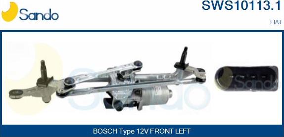 Sando SWS10113.1 - Система очищення вікон autocars.com.ua