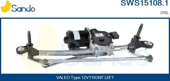 Sando SWS15108.1 - Система очищення вікон autocars.com.ua