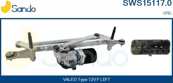 Sando SWS15117.0 - Система очищення вікон autocars.com.ua