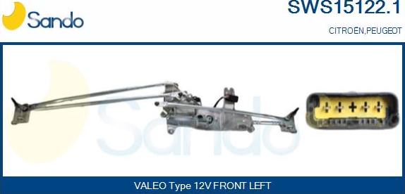 Sando SWS15122.1 - Система очищення вікон autocars.com.ua