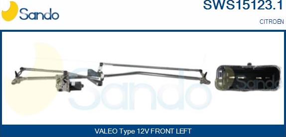 Sando SWS15123.1 - Система очищення вікон autocars.com.ua