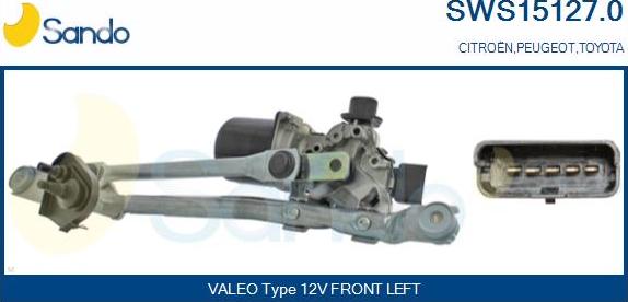 Sando SWS15127.0 - Система очищення вікон autocars.com.ua