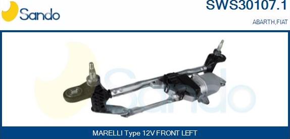 Sando SWS30107.1 - Система очищення вікон autocars.com.ua