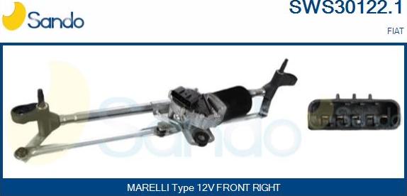 Sando SWS30122.1 - Система очищення вікон autocars.com.ua