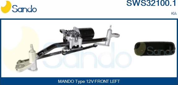 Sando SWS32100.1 - Система очищення вікон autocars.com.ua