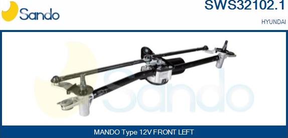 Sando SWS32102.1 - Система очищення вікон autocars.com.ua