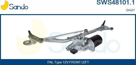 Sando SWS48101.1 - Система очищення вікон autocars.com.ua