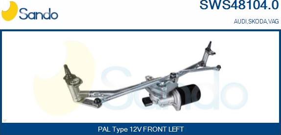 Sando SWS48104.0 - Система очищення вікон autocars.com.ua