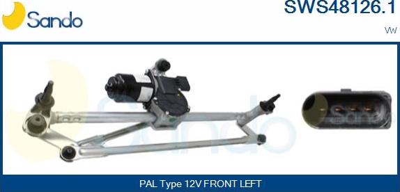 Sando SWS48126.1 - Система очищення вікон autocars.com.ua