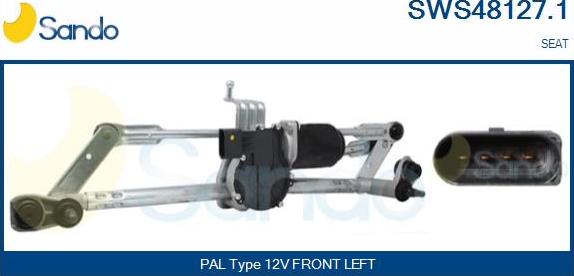 Sando SWS48127.1 - Система очищення вікон autocars.com.ua