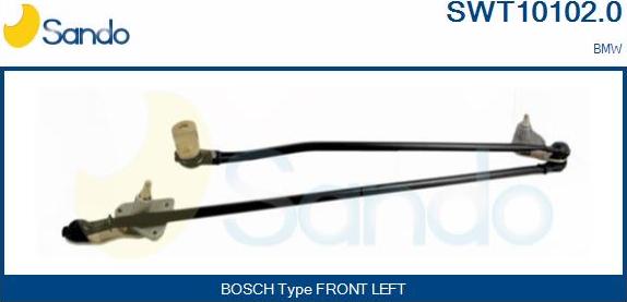Sando SWT10102.0 - Система тяг і важелів приводу склоочисника autocars.com.ua