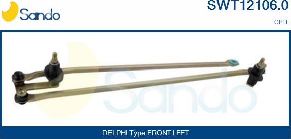 Sando SWT12106.0 - Система тяг і важелів приводу склоочисника autocars.com.ua