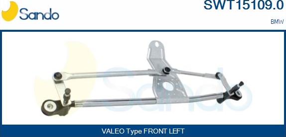 Sando SWT15109.0 - Система тяг і важелів приводу склоочисника autocars.com.ua