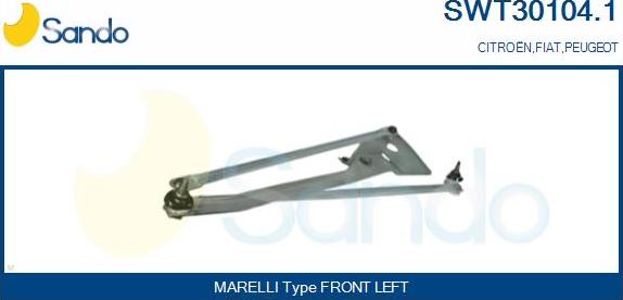 Sando SWT30104.1 - Система тяг і важелів приводу склоочисника autocars.com.ua