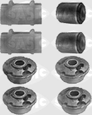 Sasic 105A545S - Ремкомплект, балка моста autocars.com.ua