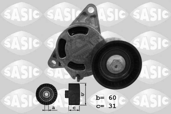 Sasic 1624017 - Натягувач ременя, клинові зуб. autocars.com.ua