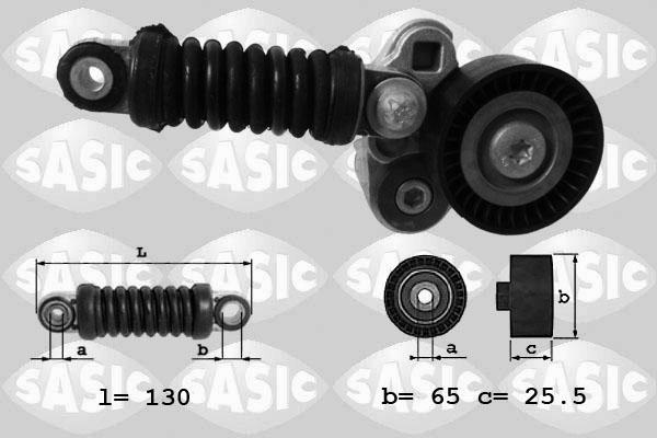 Sasic 1624026 - Натягувач ременя, клинові зуб. autocars.com.ua