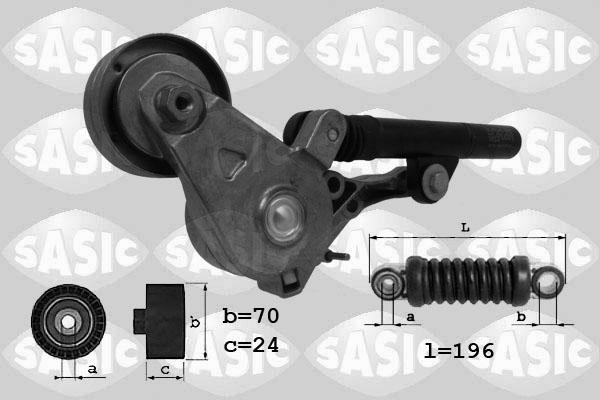 Sasic 1626034 - Натягувач ременя, клинові зуб. autocars.com.ua