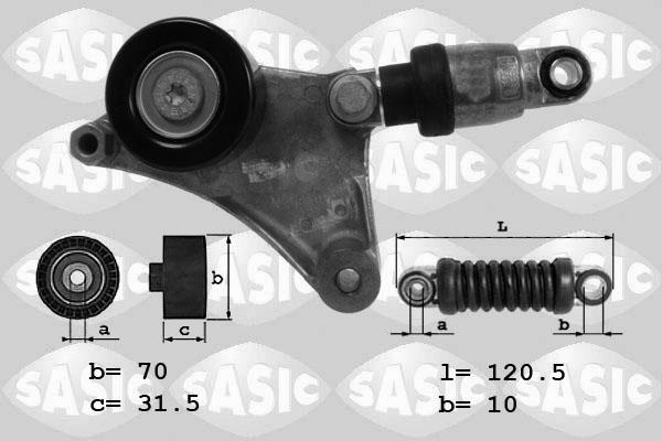 Sasic 1626165 - Натягувач ременя, клинові зуб. autocars.com.ua