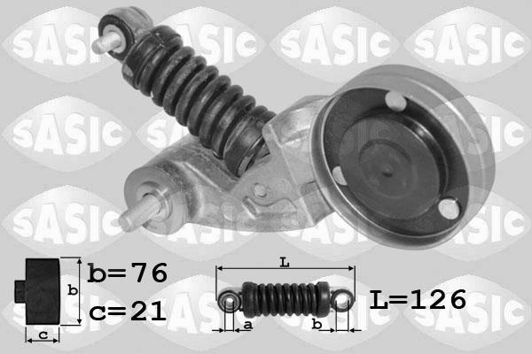 Sasic 1626201 - Натягувач ременя, клинові зуб. autocars.com.ua