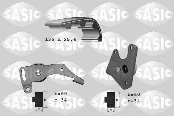 Sasic 1750003 - Комплект ременя ГРМ autocars.com.ua