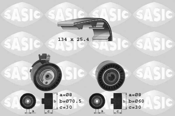 Sasic 1750006 - Комплект ремня ГРМ avtokuzovplus.com.ua