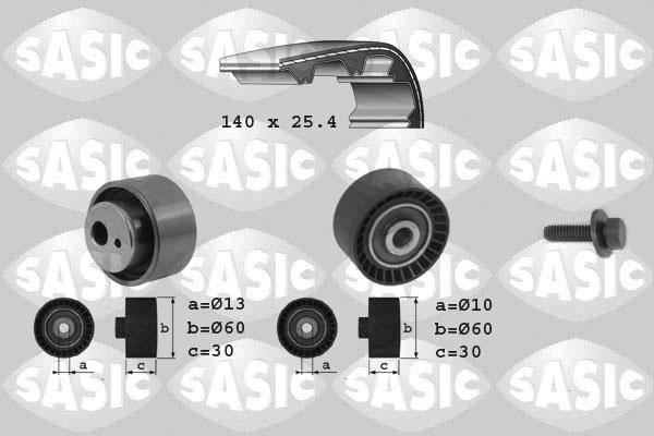 Sasic 1750009 - Комплект ременя ГРМ autocars.com.ua