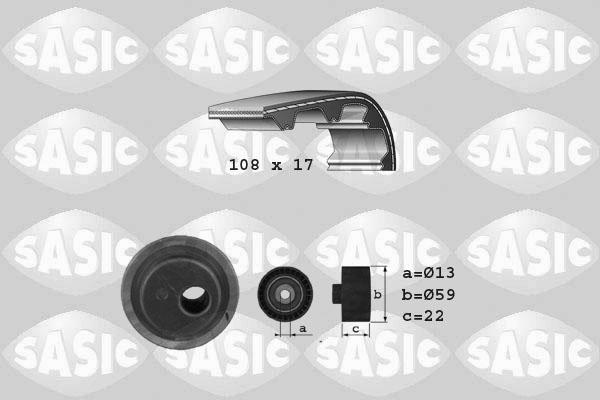 Sasic 1750021 - Комплект ремня ГРМ autodnr.net
