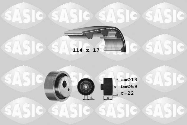 Sasic 1750024 - Комплект ременя ГРМ autocars.com.ua