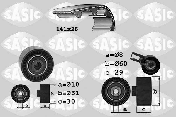 Sasic 1750032 - Комплект ременя ГРМ autocars.com.ua