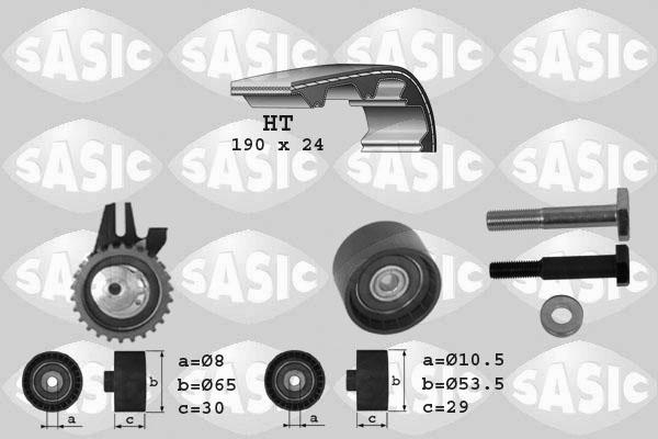 Sasic 1756008 - Комплект ременя ГРМ autocars.com.ua