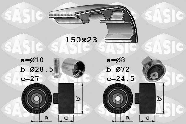 Sasic 1756053 - Комплект ременя ГРМ autocars.com.ua