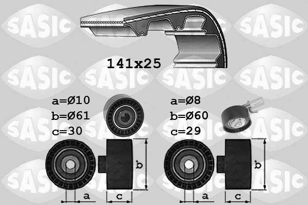 Sasic 1756072 - Комплект ременя ГРМ autocars.com.ua