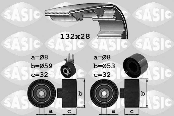 Sasic 1756078 - Комплект ремня ГРМ avtokuzovplus.com.ua