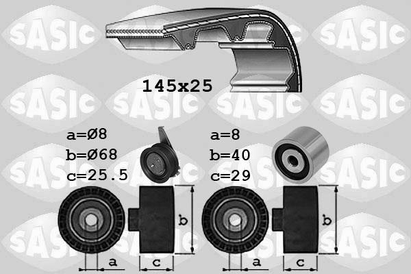 Sasic 1756085 - Комплект ременя ГРМ autocars.com.ua