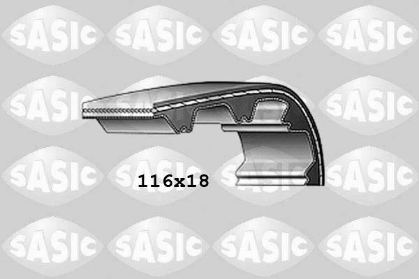 Sasic 1766072 - Ремінь ГРМ autocars.com.ua