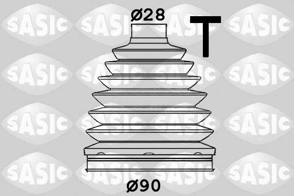 Sasic 1900056 - Пильник, приводний вал autocars.com.ua