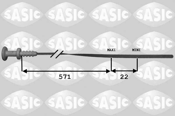 Sasic 1940011 - Покажчик рівня масла autocars.com.ua