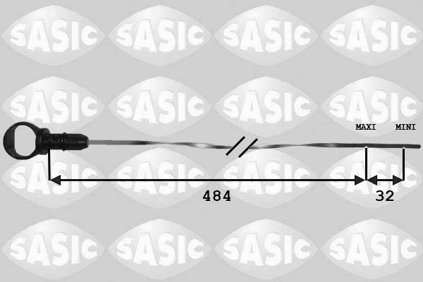 Sasic 1940016 - Покажчик рівня масла autocars.com.ua